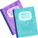 notebooks, composition, math, science, learning, back to school, school, writing